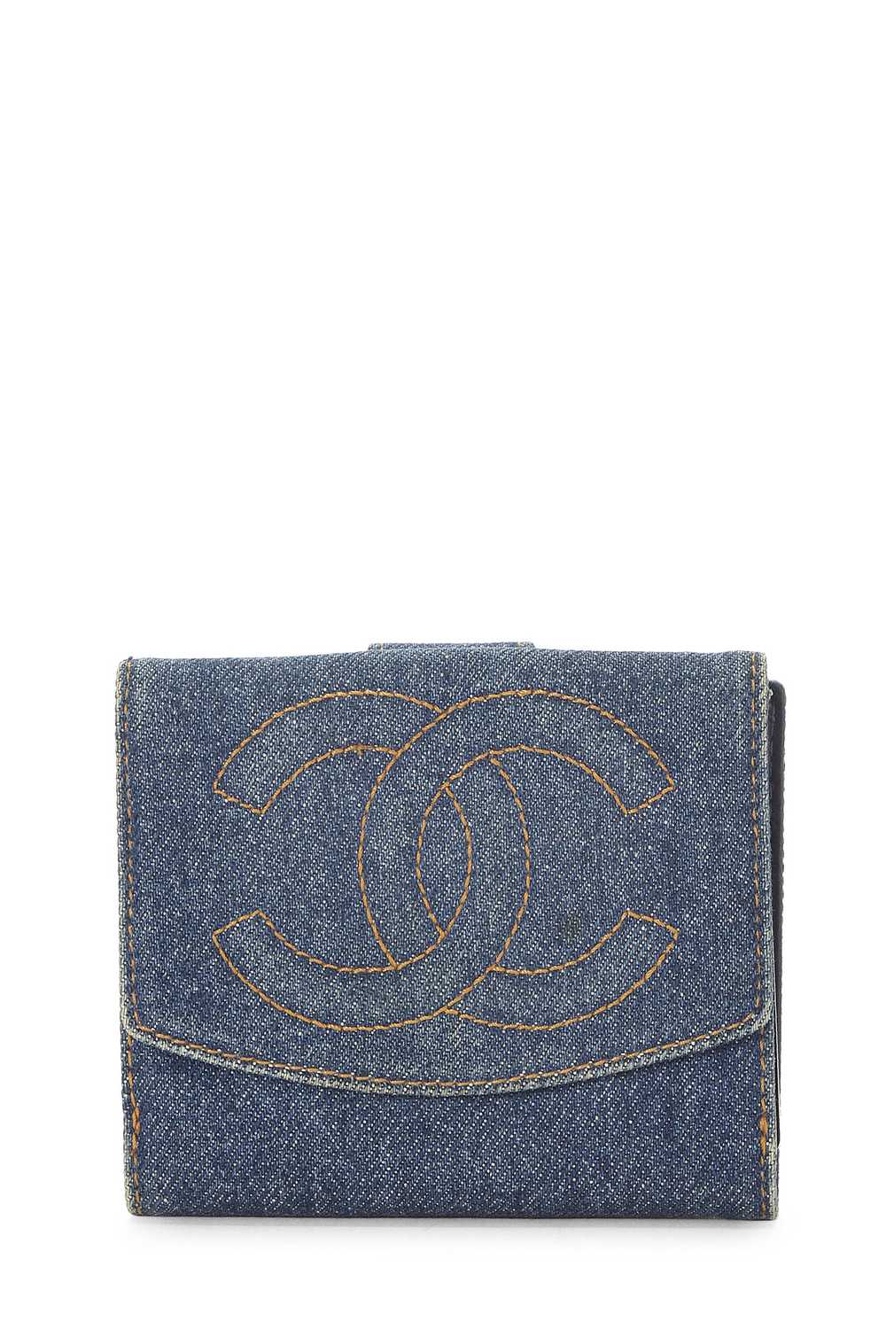 Blue Denim 'CC' Wallet Send in SMS Send in Email … - image 1