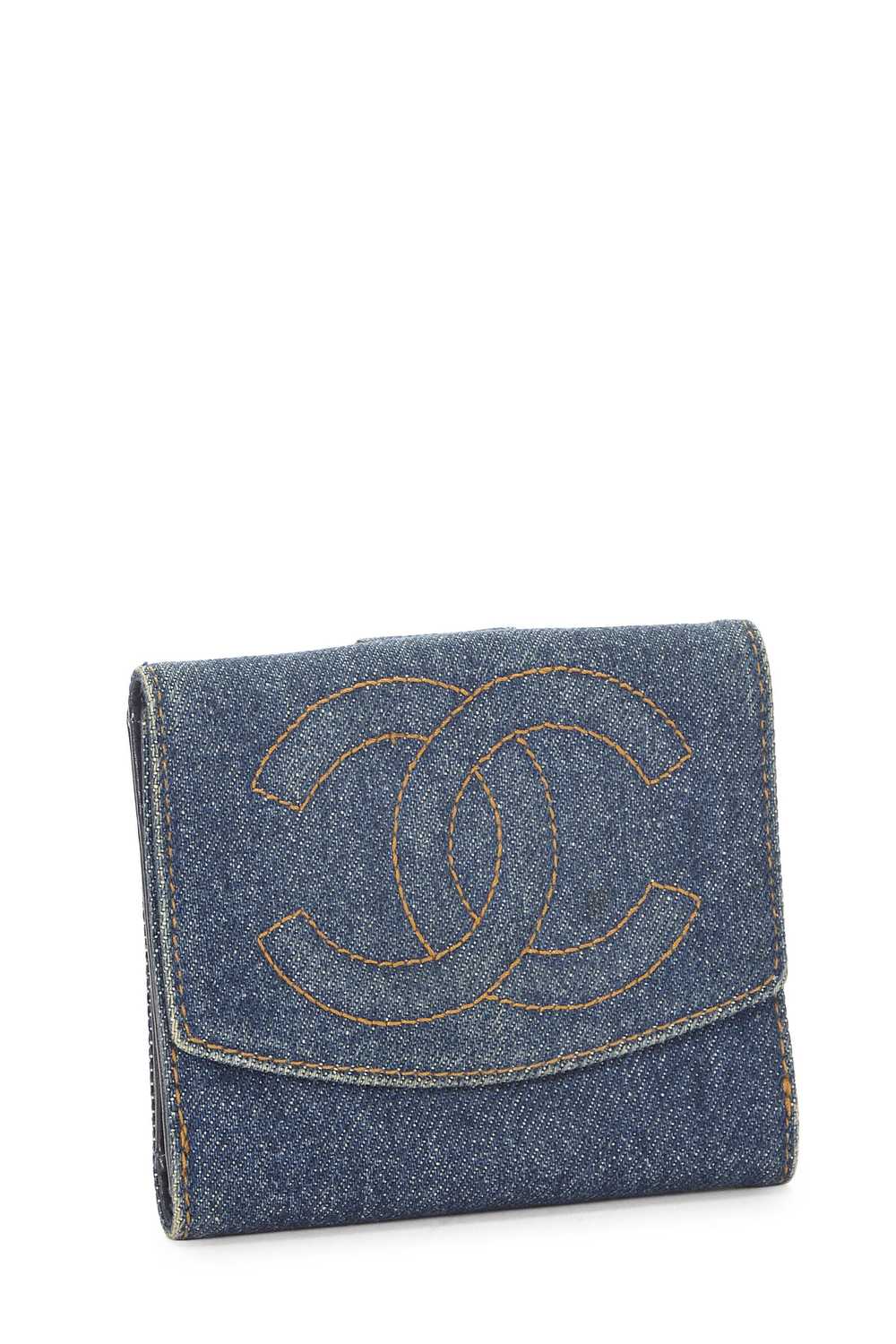 Blue Denim 'CC' Wallet Send in SMS Send in Email … - image 2