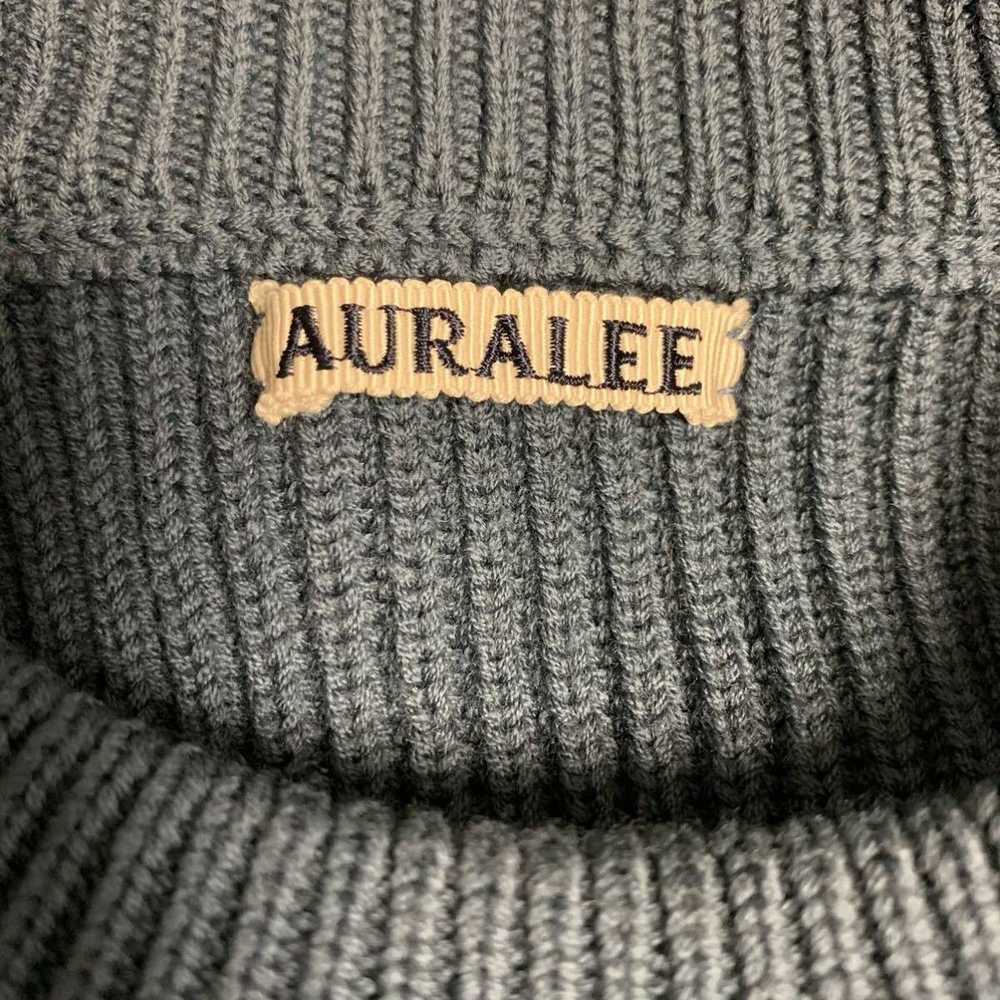 Auralee Auralee ribbed knit sweater - image 3