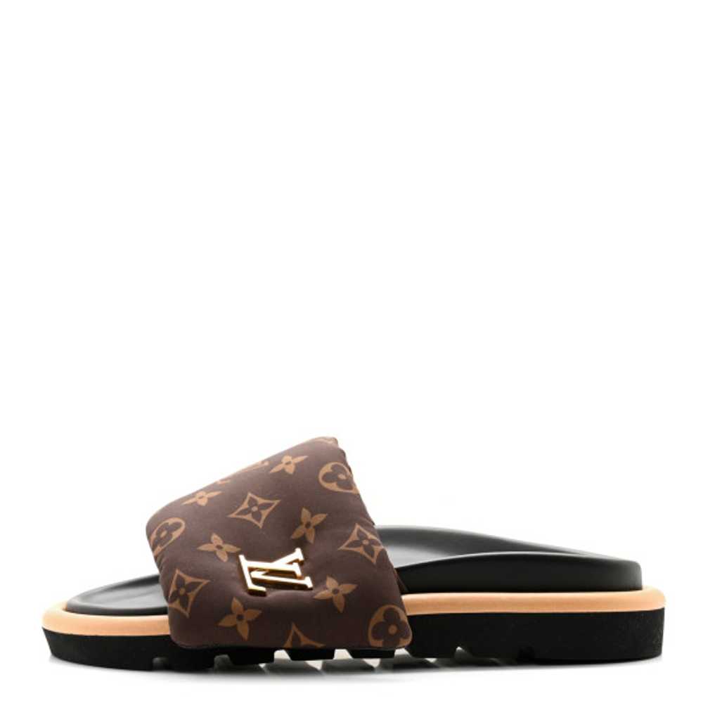 LOUIS VUITTON Nylon Monogram LV Pool Pillow Flat … - image 1