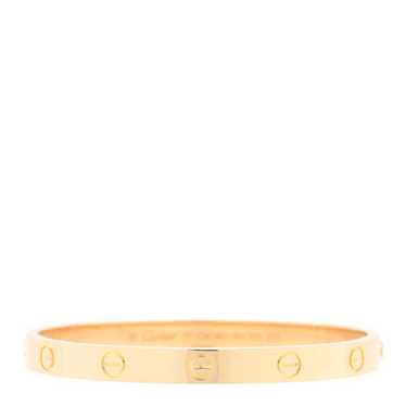 CARTIER 18K Yellow Gold LOVE Bracelet 17 - image 1