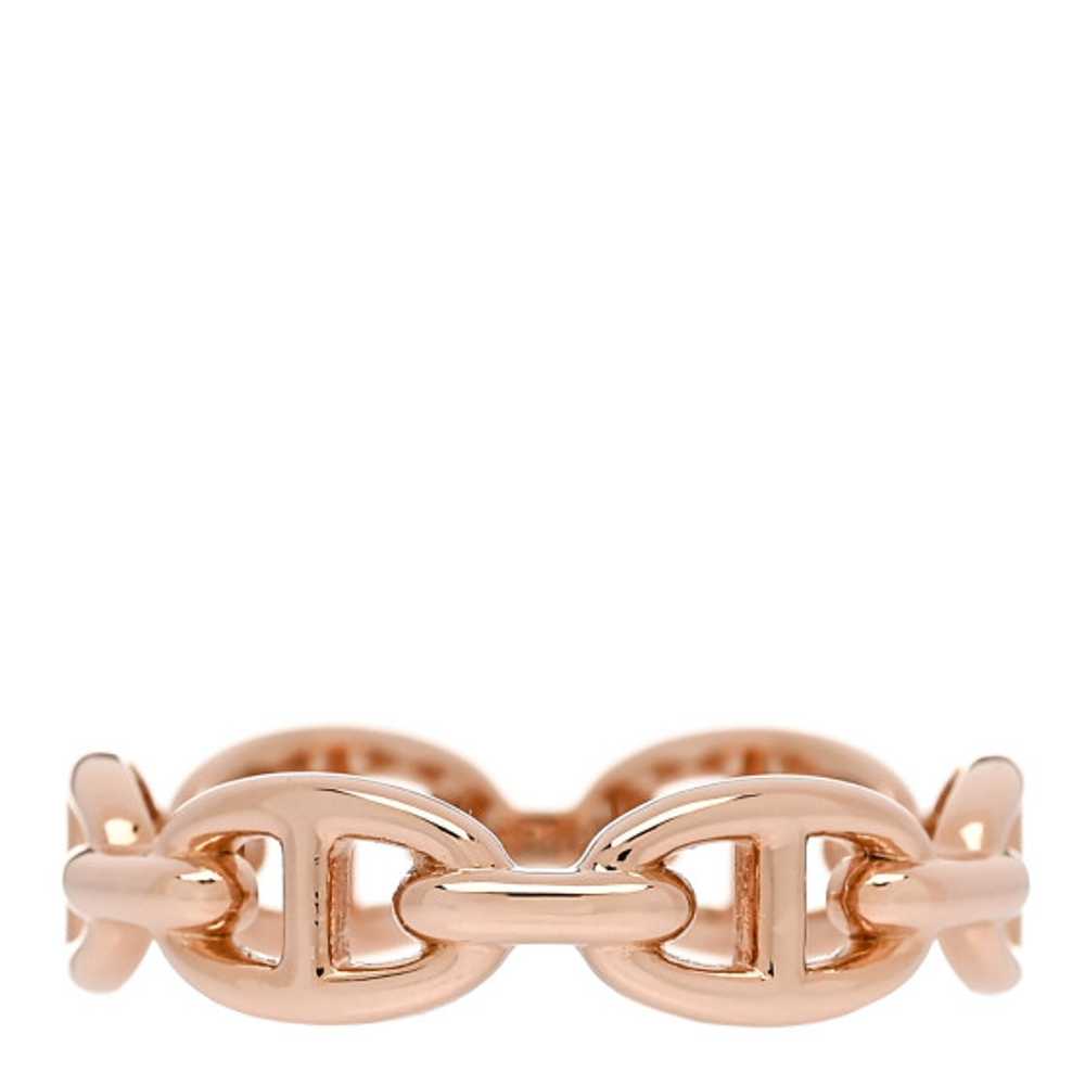 HERMES 18K Rose Gold PM Chaine d'Ancre Enchainee … - image 1