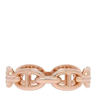 HERMES 18K Rose Gold PM Chaine d'Ancre Enchainee … - image 1