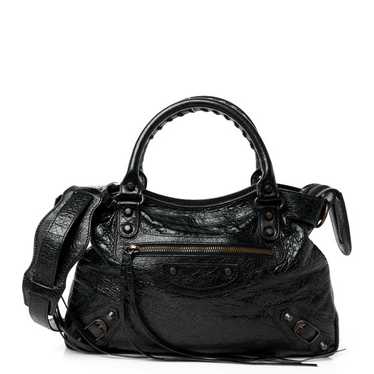 BALENCIAGA Agneau Classic Hardware Town Black