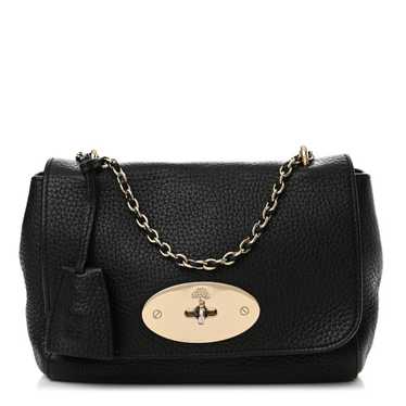 MULBERRY Glossy Goatskin Small Lily Flap Black