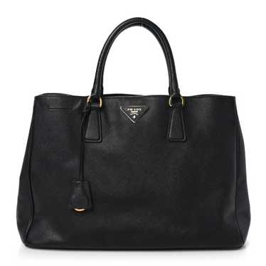 PRADA Saffiano Lux Large Tote Black