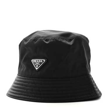 PRADA Re-Nylon Metal Triangle Logo Womens Bucket … - image 1