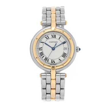 CARTIER Stainless Steel 18K Yellow Gold 29mm Pant… - image 1