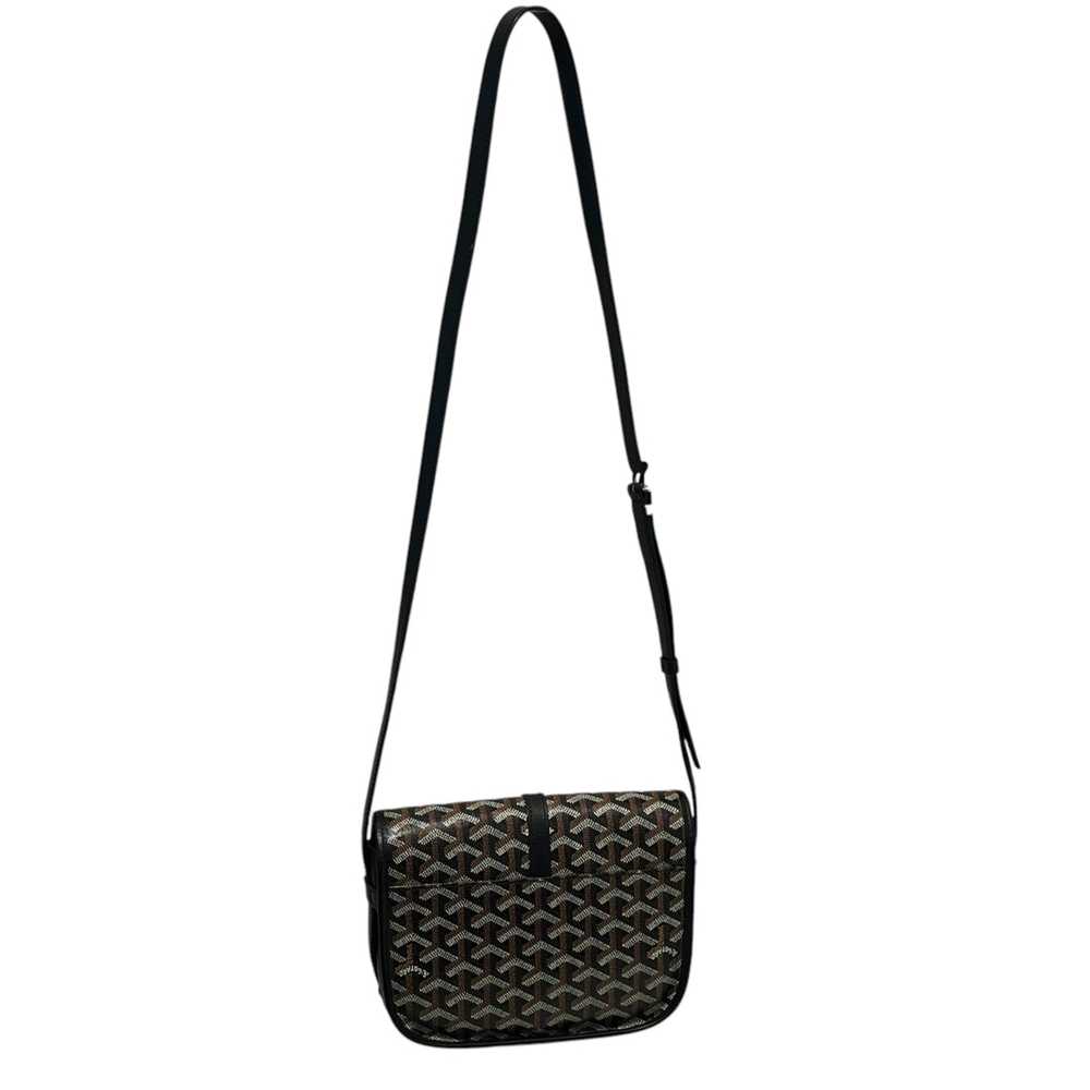 GOYARD/Cross Body Bag/Monogram/Leather/BLK/belved… - image 2