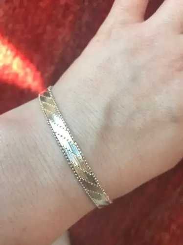 Milor Italian Silver Sterling Silver shiny bracele