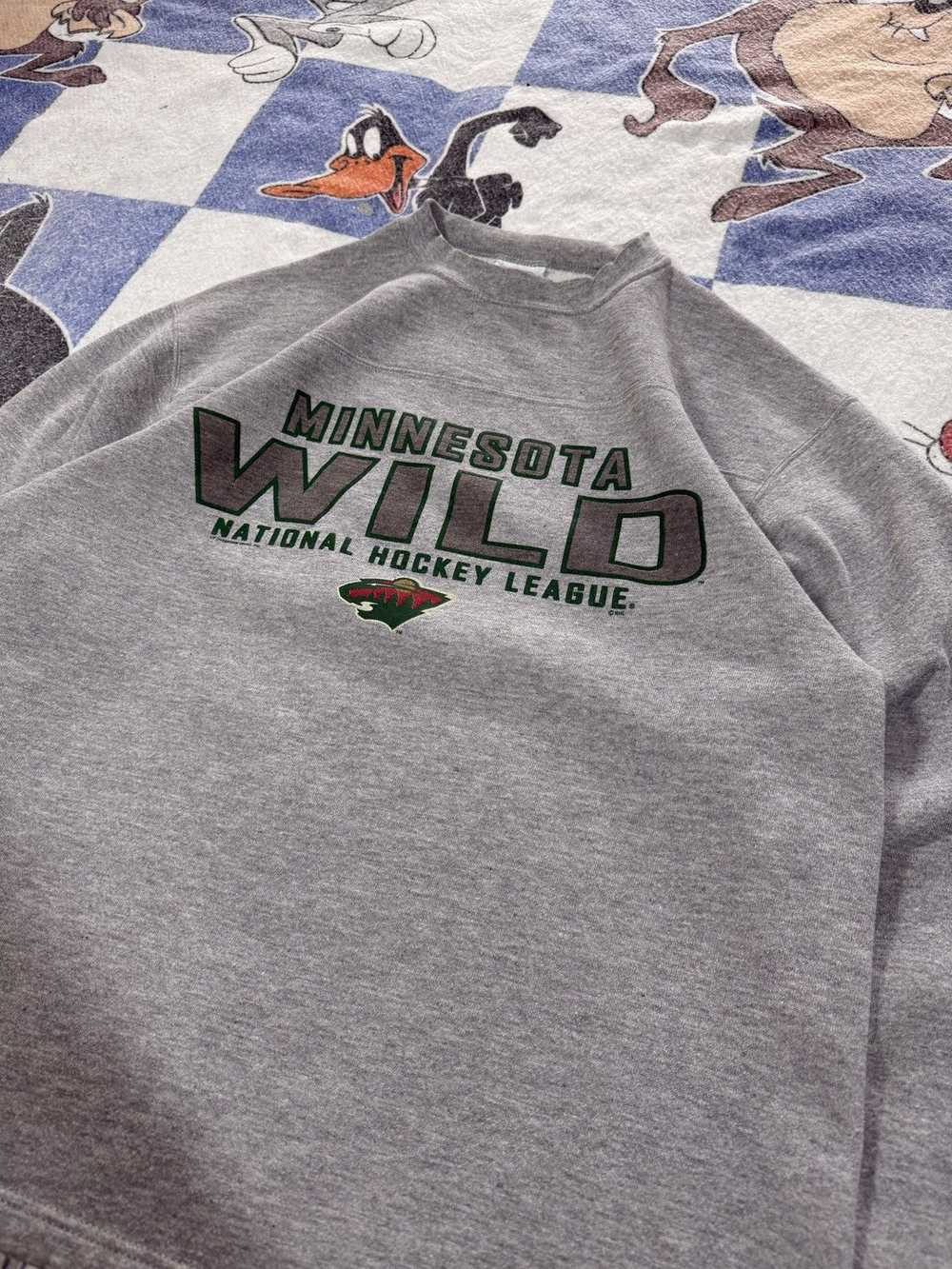 NHL × Vintage Vintage Minnesota Wild crewneck - image 2