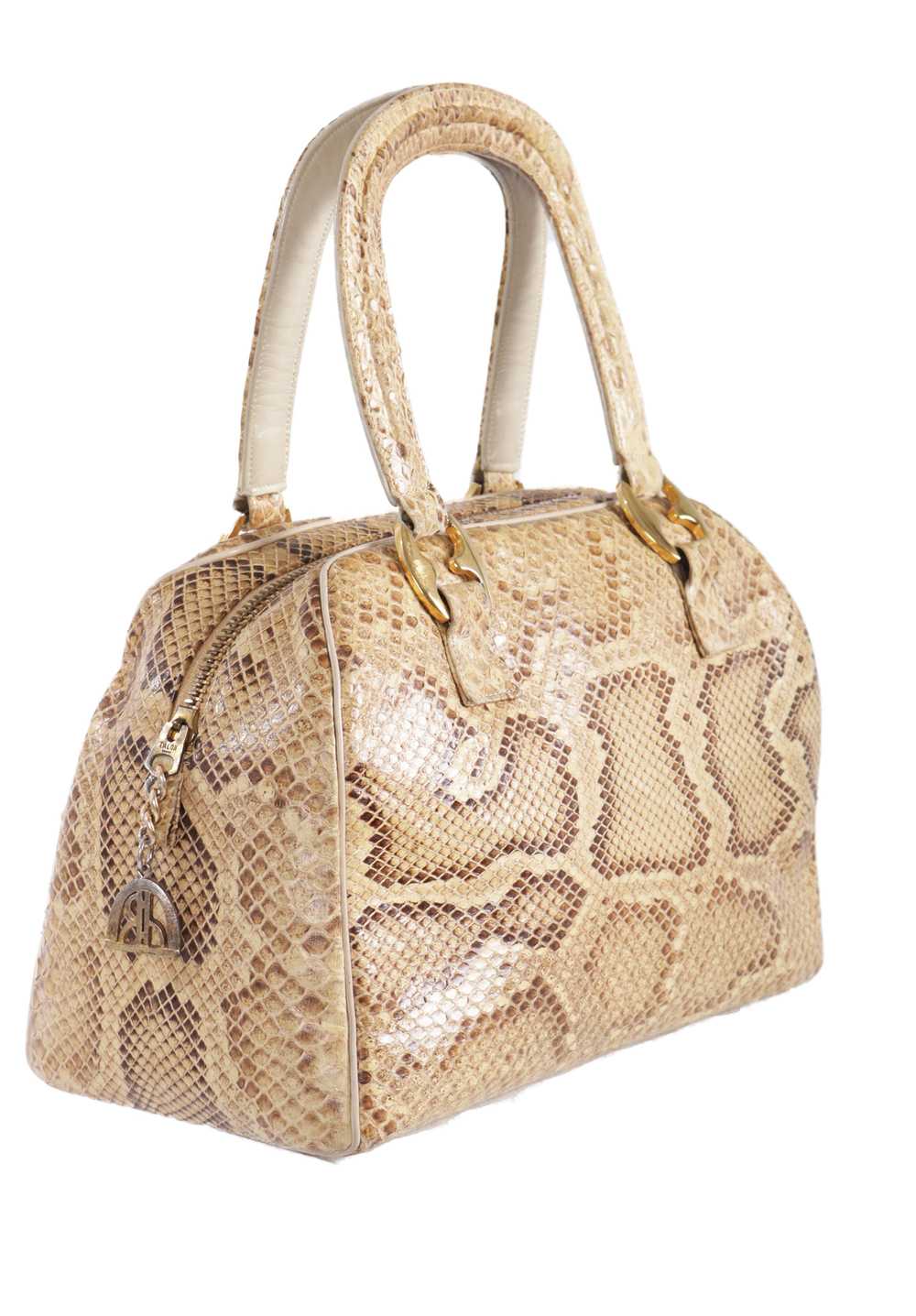 VTG PYTHON MINI BOSTON BAG - image 3