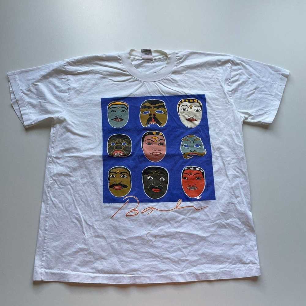 Art × Vintage Vintage 90s Bali Thailand Face Mask… - image 1