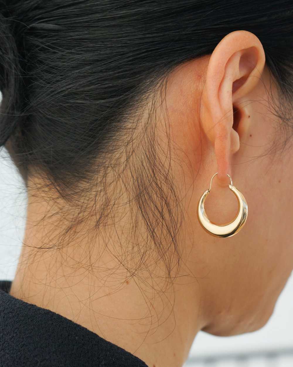 14k Gold Hoop Earrings - image 2