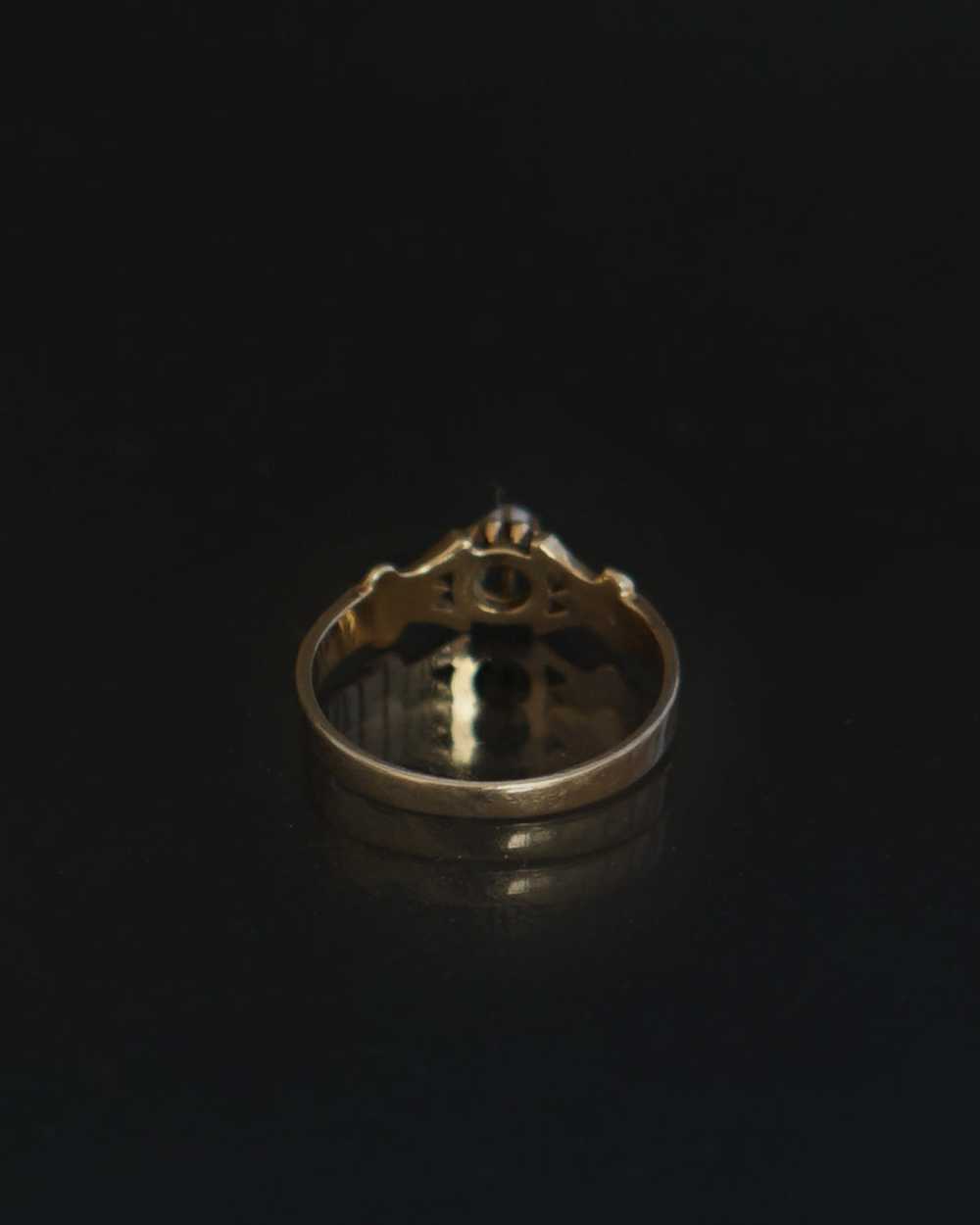 14k Gold Ring w/ Peal / size: 5.25 - image 4