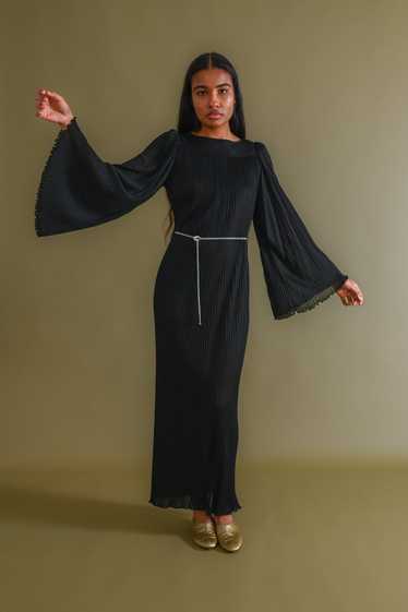 1970s Italian Micropleated Jersey Gown [xs/sm/med] - image 1