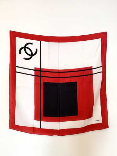 Chanel Mondrian Silk Scarf