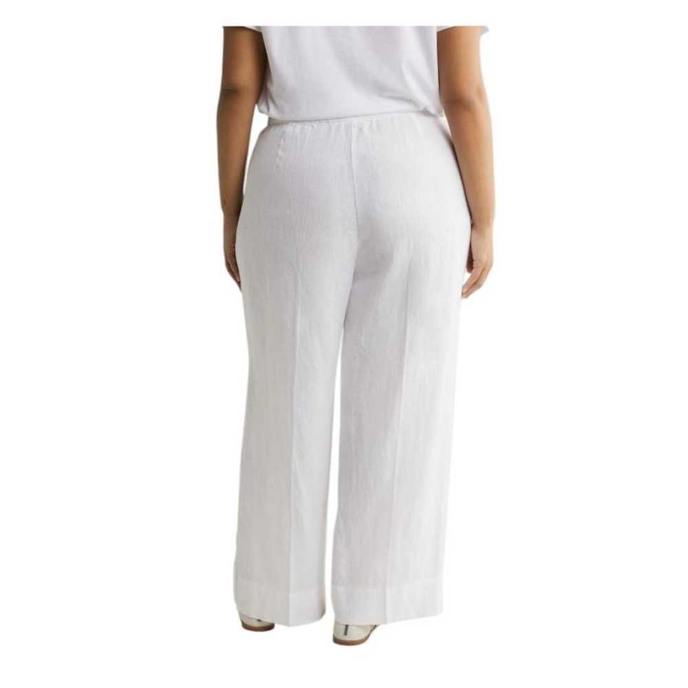 Eileen Fisher Linen straight pants - image 4