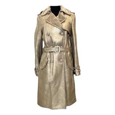 Versace Mongolian lamb trench coat - image 1