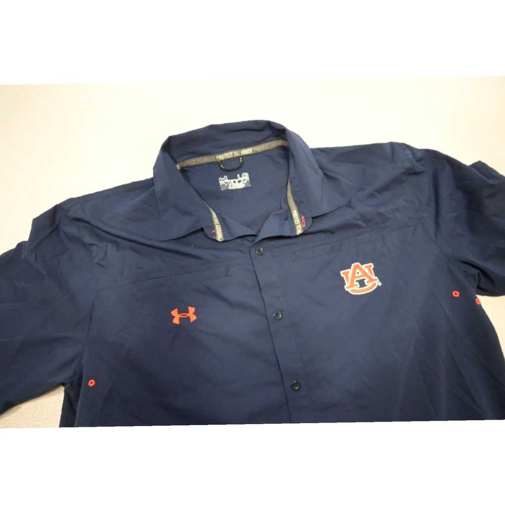 Vintage Authentic Auburn Tigers Mens Button Up Fi… - image 5