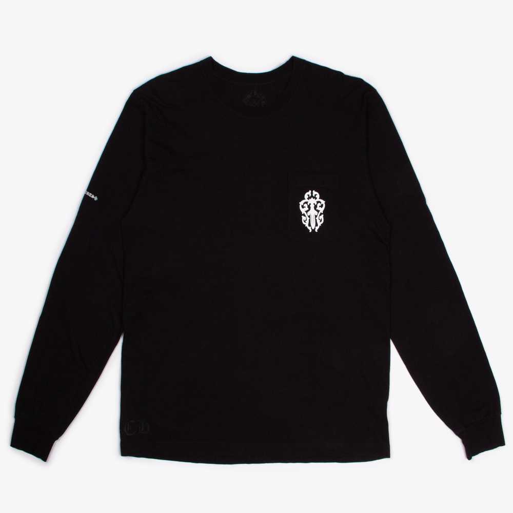 Chrome Hearts CHROME HEARTS DAGGER LOGO LS TEE - image 2