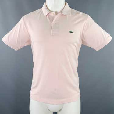 Lacoste Pink Embroidery Cotton Short Sleeve Polo