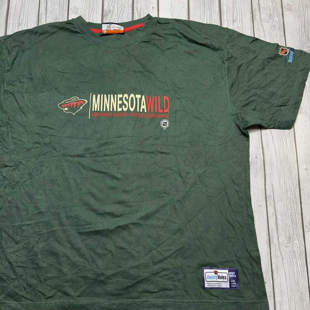 NHL × Vintage Vintage Minnesota Wild tee - image 3