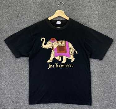 Jim Thompson We Love Care outlet Share Thailand T-Shirt, Black, Size Medium