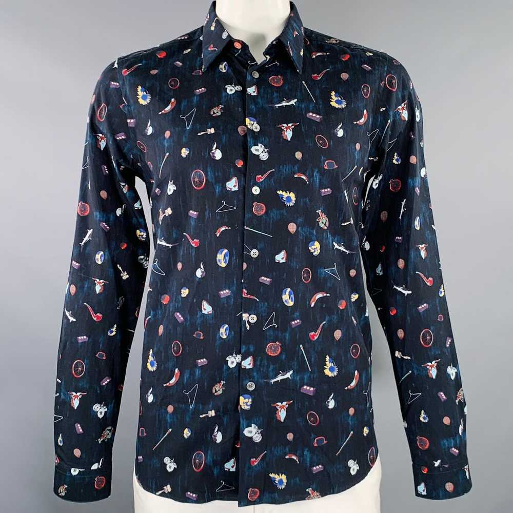 Designer PS by PAUL SMITH Size L Black Multi Colo… - image 1