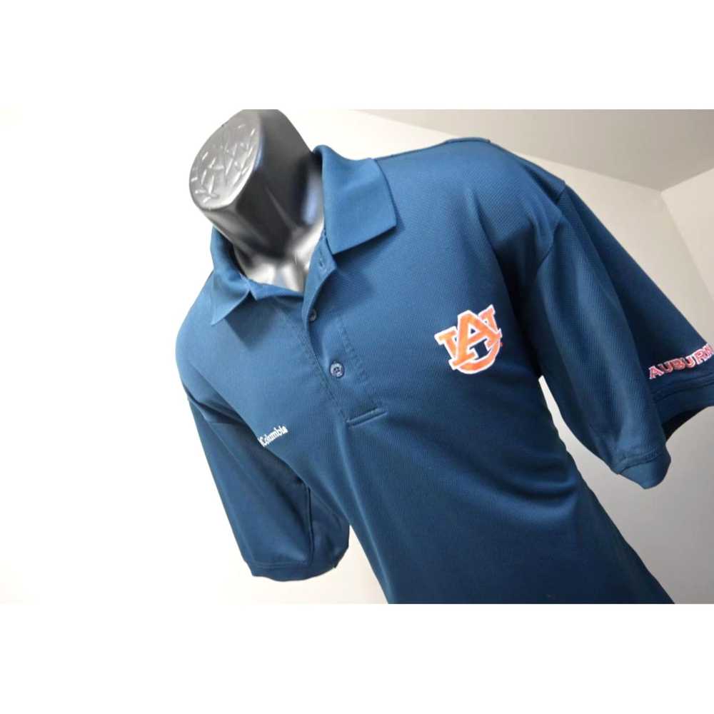 Vintage Auburn Tigers Blue Omni-Wick Vented Golf … - image 1