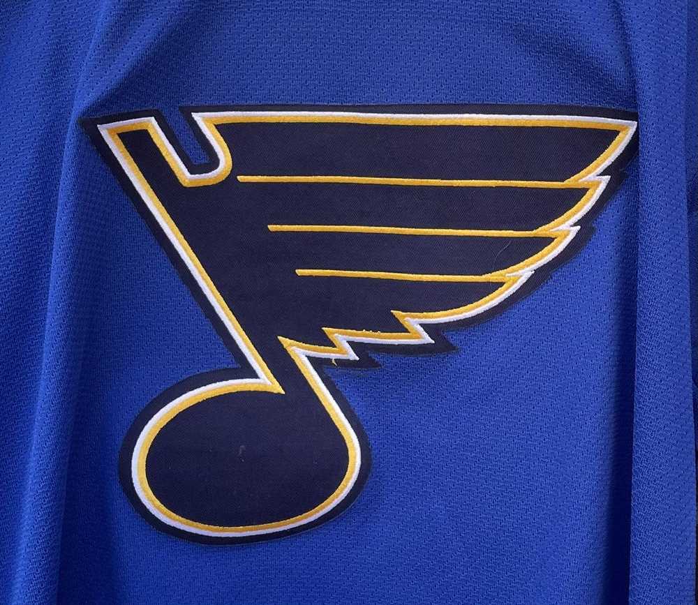 Ccm Vintage 90s CCM St Louis Blues Hockey Jersey - image 5