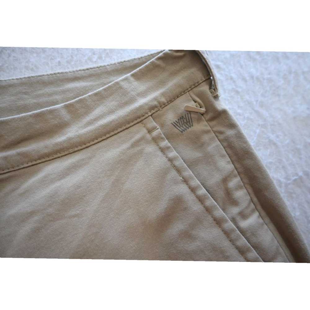 Vintage Brown Stretch Flat Front Athletic Khaki C… - image 3