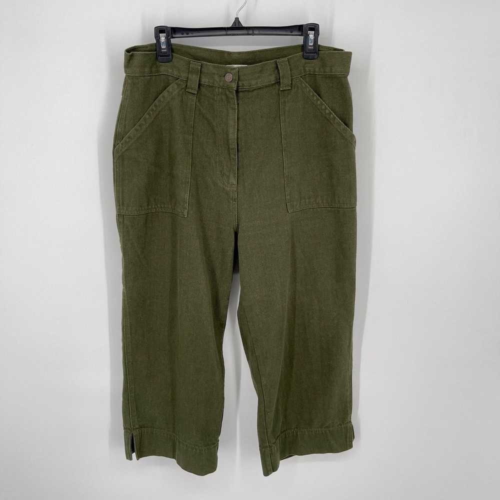 Bill Blass Bill Blass VINTAGE Capri Jeans 14 Gree… - image 1