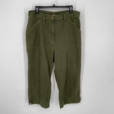 Bill Blass Bill Blass VINTAGE Capri Jeans 14 Gree… - image 1