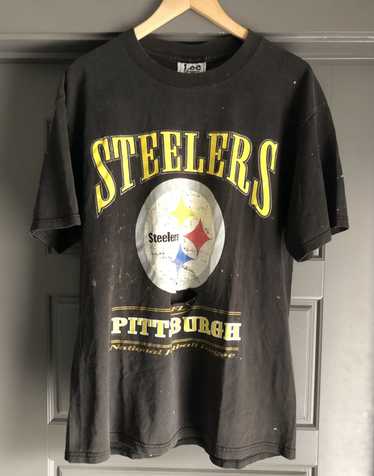 Lee × NFL × Vintage VTG Pittsburgh Steelers T-Shi… - image 1