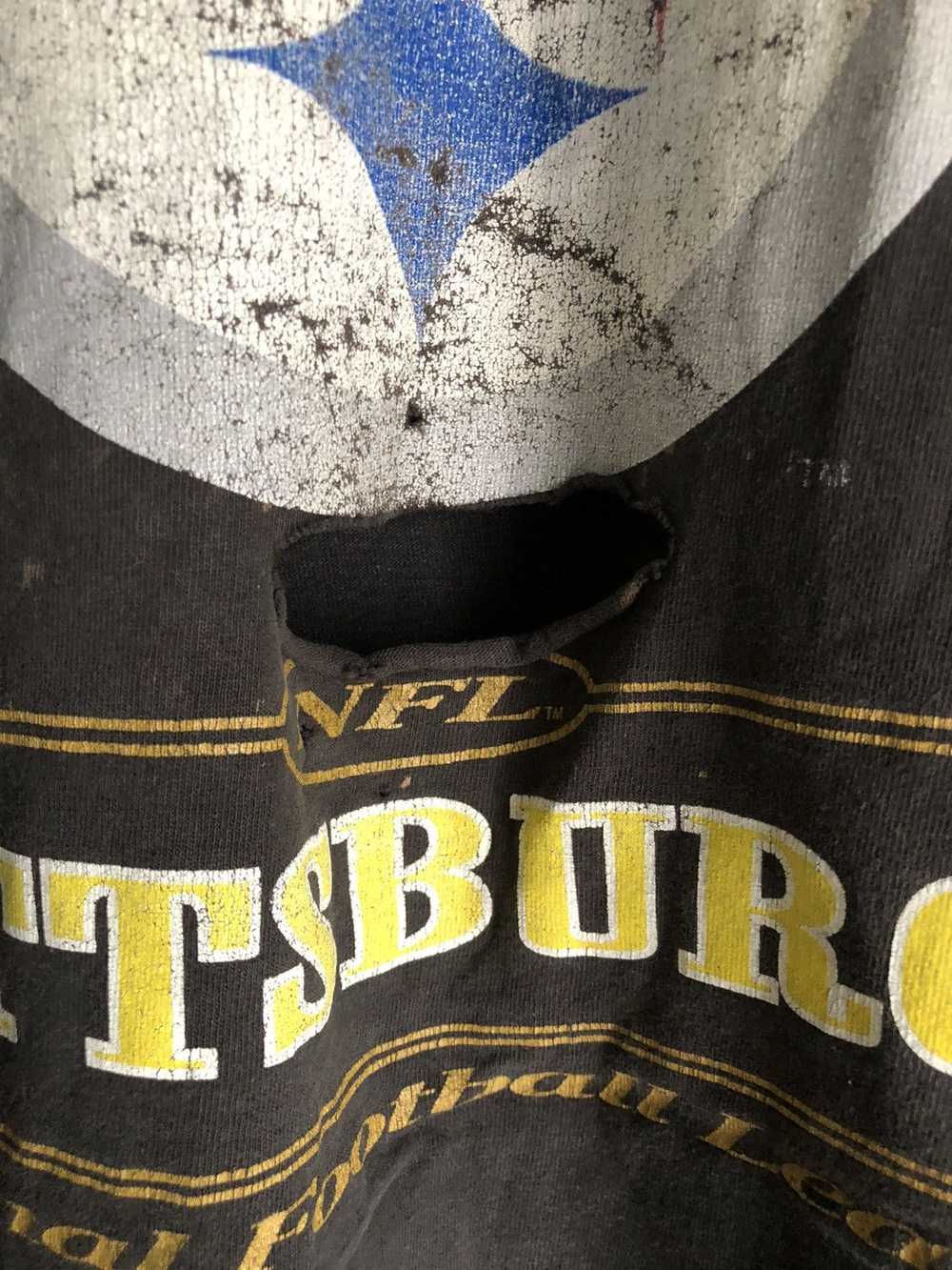 Lee × NFL × Vintage VTG Pittsburgh Steelers T-Shi… - image 5