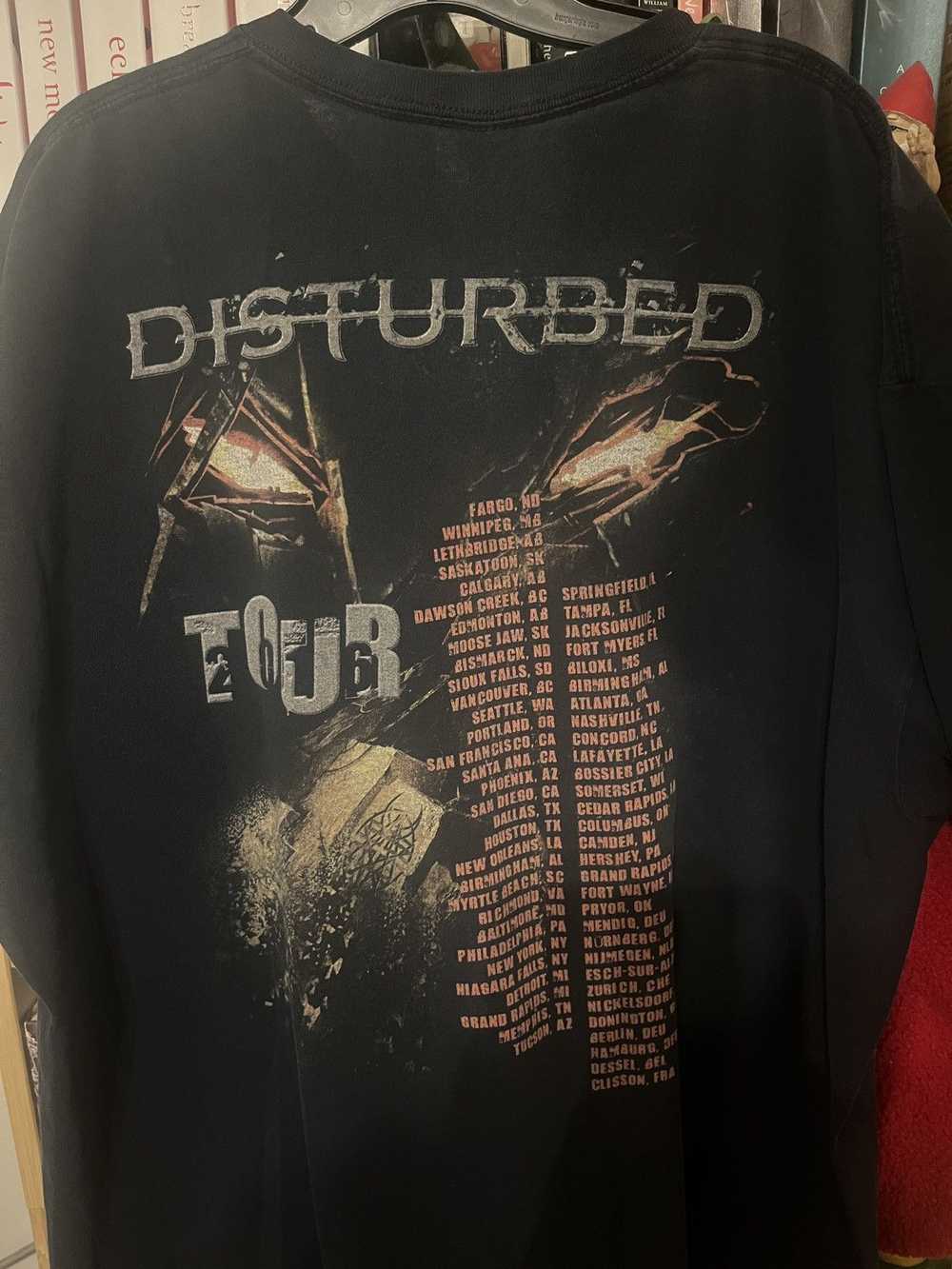 Band Tees × Gildan Disturbed 2016 Tour T Shirt Si… - image 5