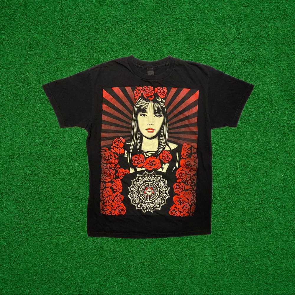 Obey Obey Rose Girl Tee (Medium) - image 1