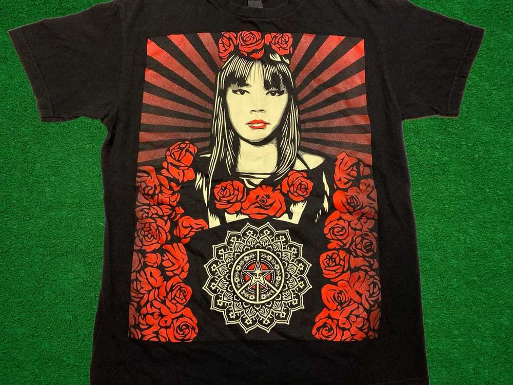 Obey Obey Rose Girl Tee (Medium) - image 3