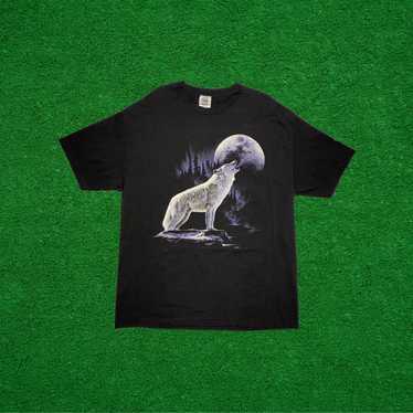 Vintage Vintage 90’s Howling Wolf Tee (XL) - image 1