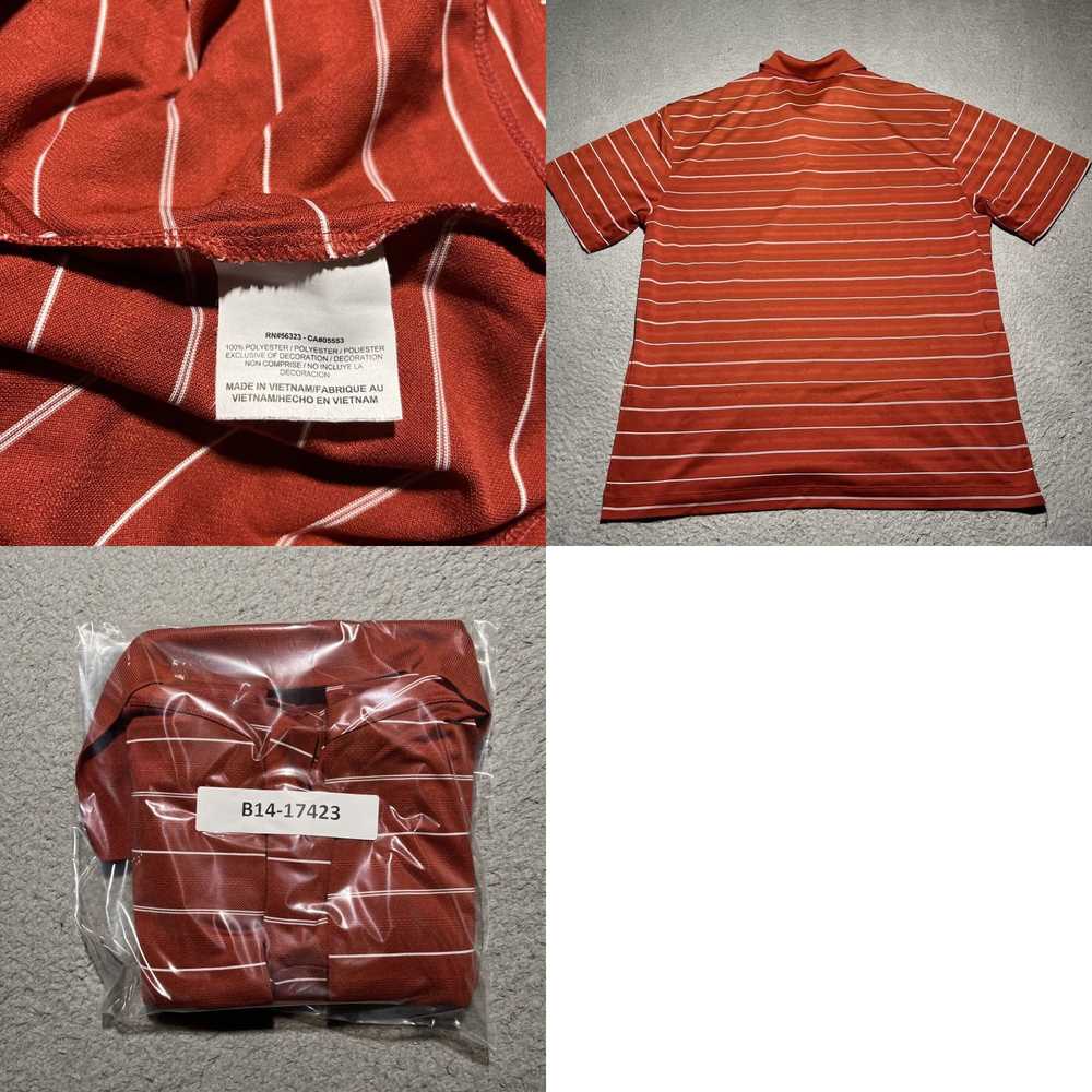 Nike Classic Red Stripe Golf Polo Shirt for Men i… - image 8