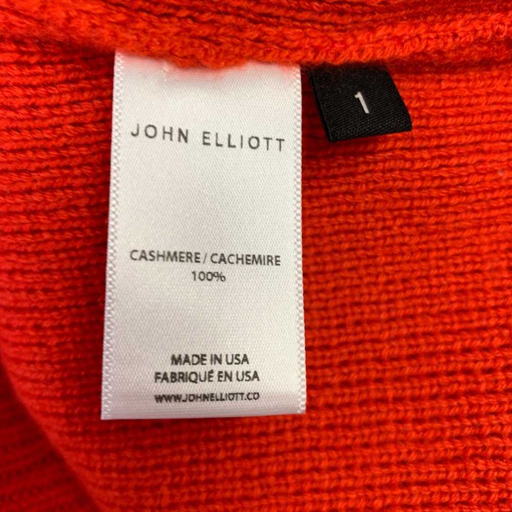 John Elliott JOHN ELLIOTT Size S Red Cashmere Cre… - image 6