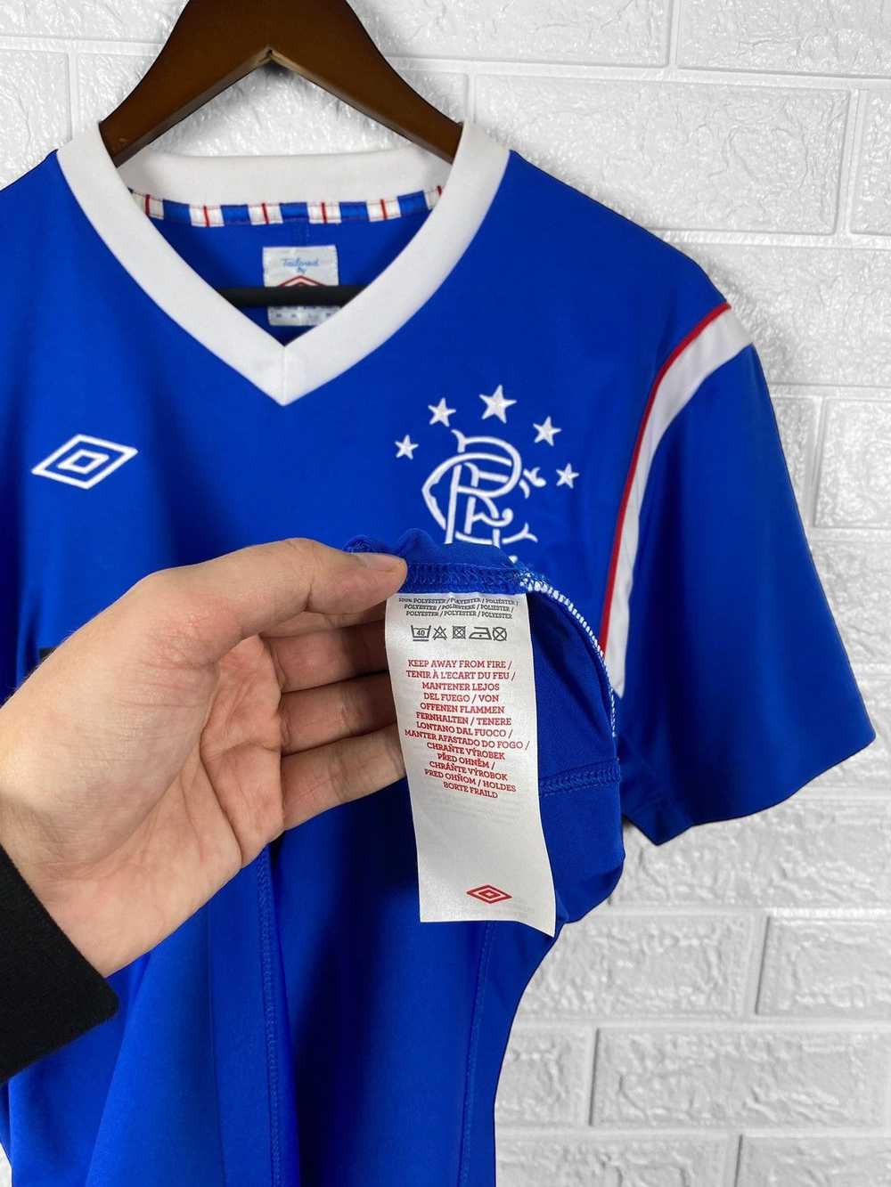 Jersey × Soccer Jersey × Umbro Glasgow Rangers 20… - image 7