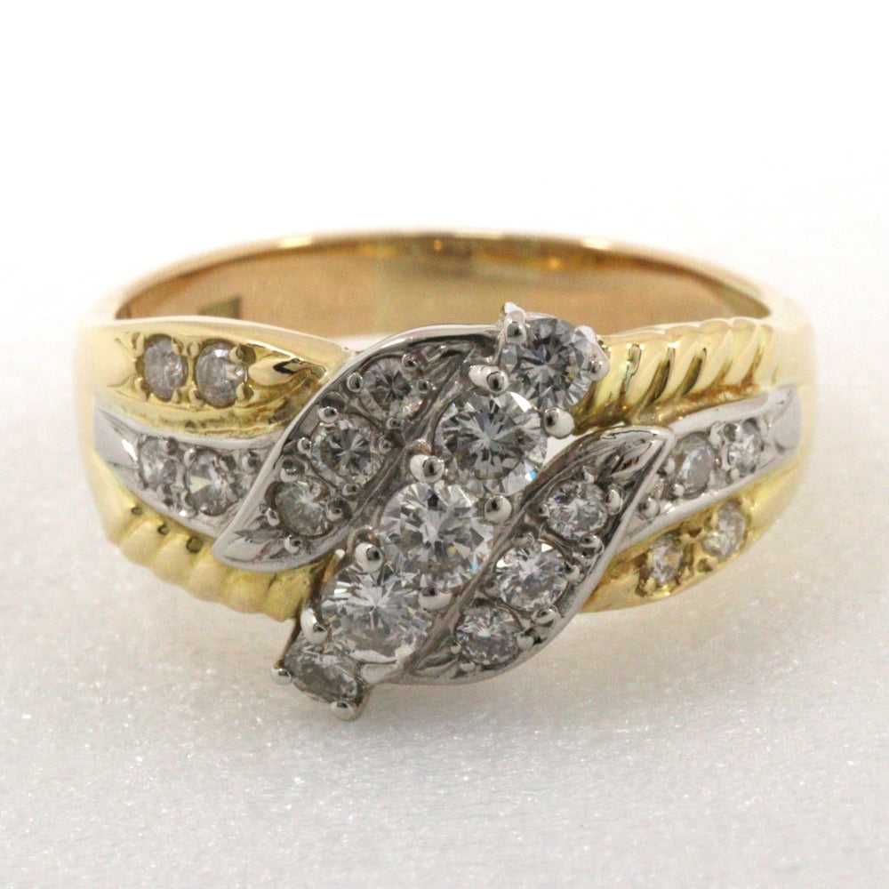 JEWELRY Ring K18 Yellow Gold, PtPlatinum, Diamond… - image 4