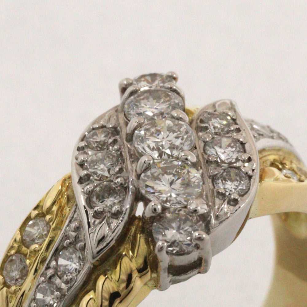 JEWELRY Ring K18 Yellow Gold, PtPlatinum, Diamond… - image 5