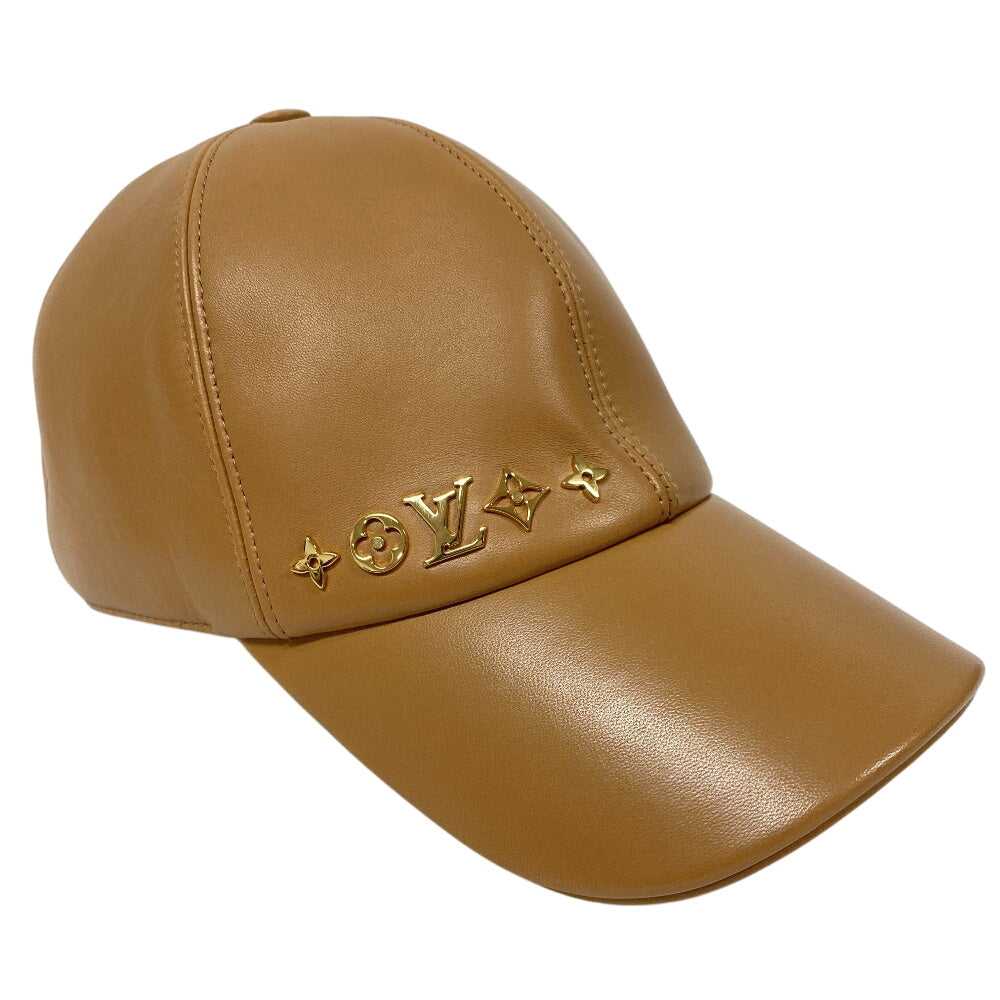 LOUIS VUITTON cap M7005M lambskin Brown Cap Cruis… - image 2