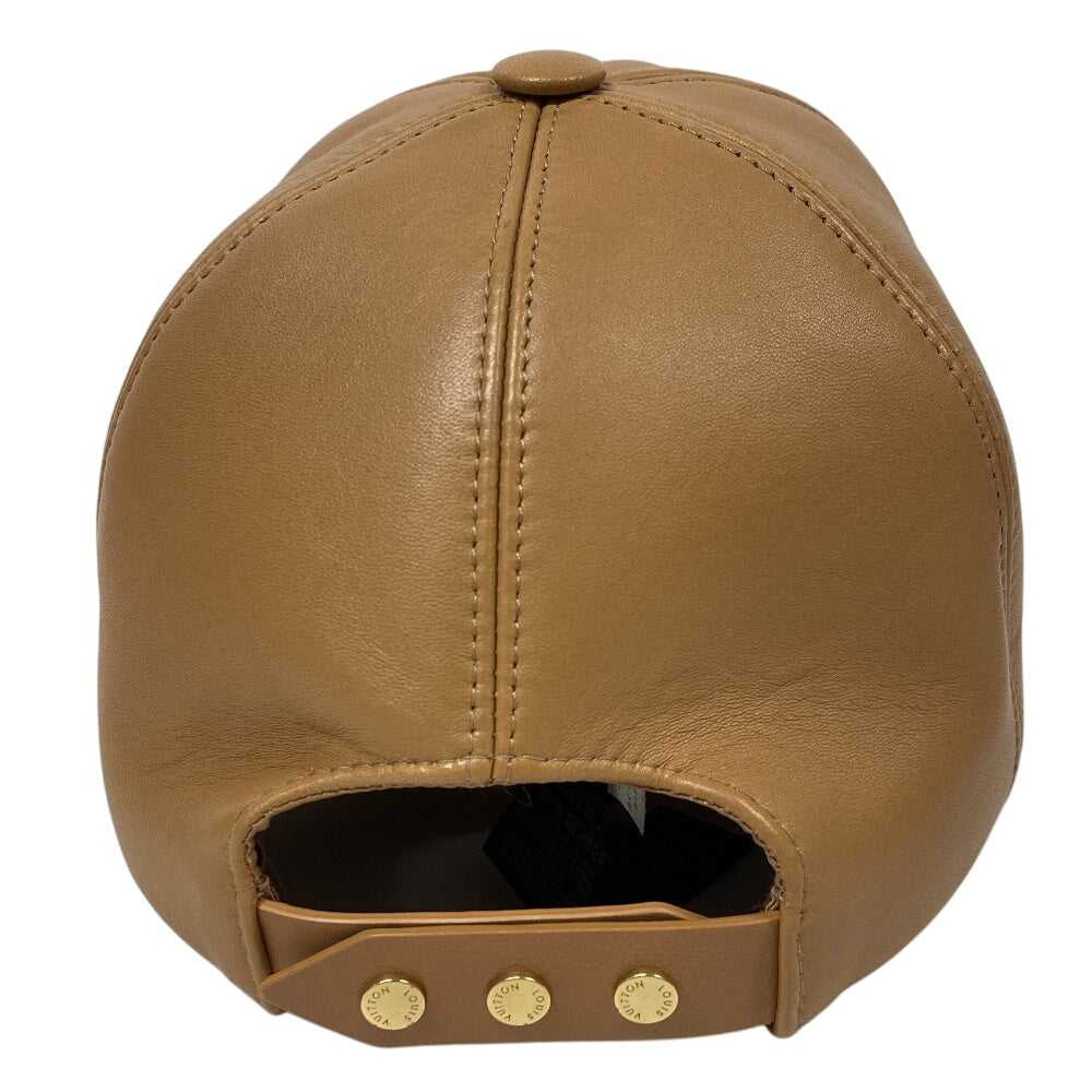 LOUIS VUITTON cap M7005M lambskin Brown Cap Cruis… - image 3