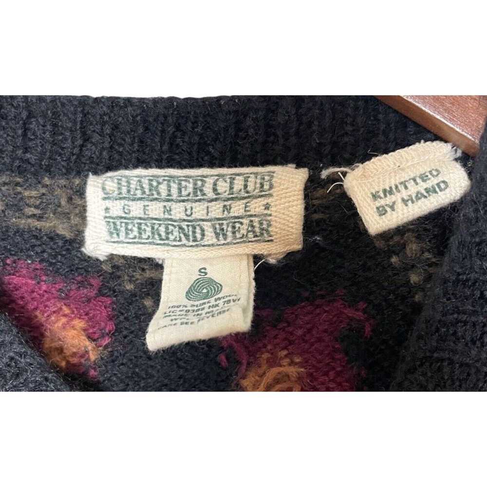 Streetwear × Vintage VTG charter Club Wool Hand K… - image 3