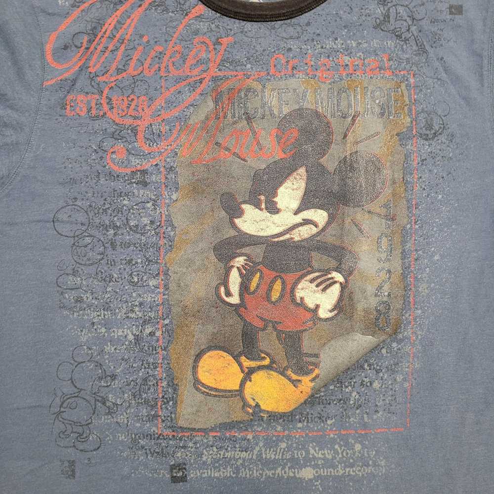 Disney 1928 Disney Mickey-Mouse Ringer Shirt Medi… - image 10