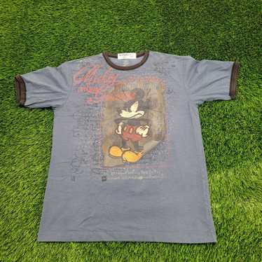 Disney 1928 Disney Mickey-Mouse Ringer Shirt Medi… - image 1